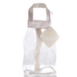 White Diamonds Elizabeth Taylor  "White" Clear Cosmetic Bag